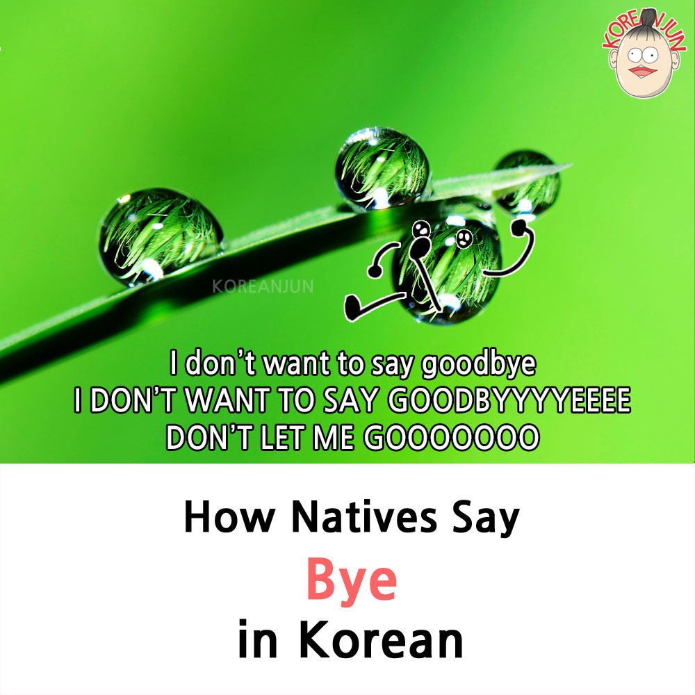 Bye in Korean 1