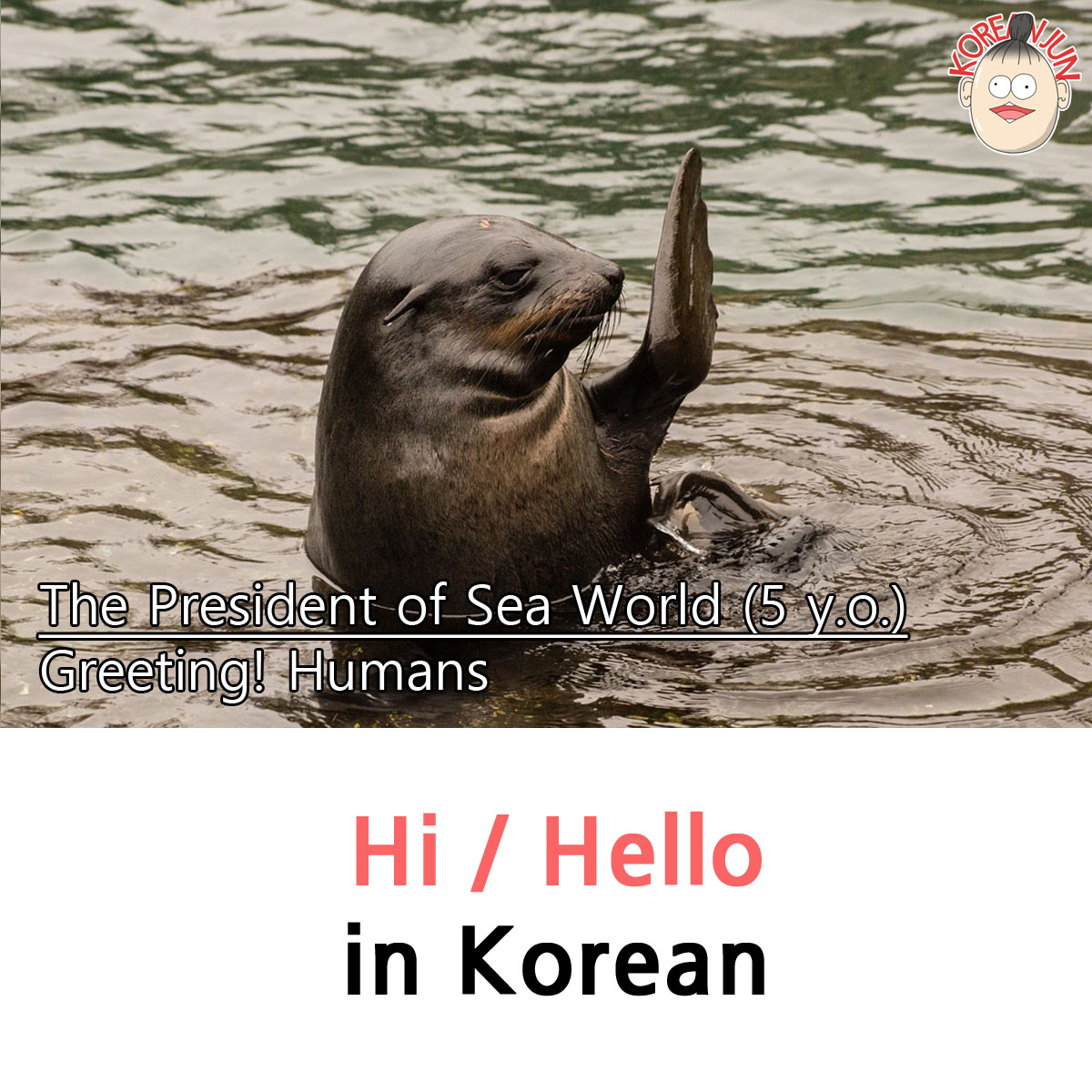 Hi in Korean 1
